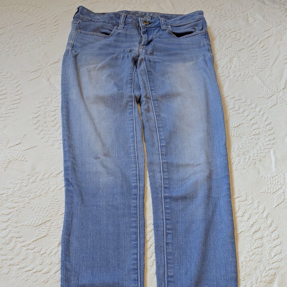 American Eagle Skinny Jeans Super Super Stretch Size 0 - X Long